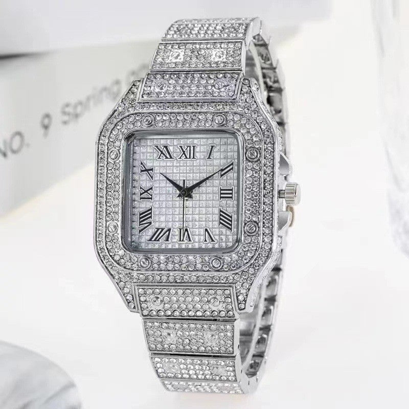 Diamond Quartz Luxury Watch