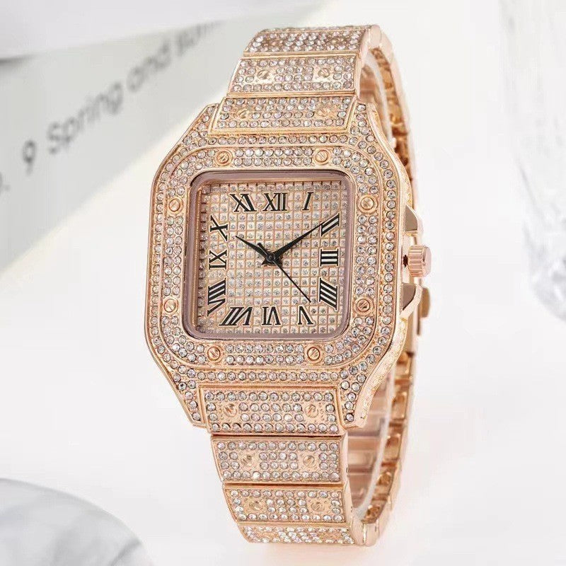 Diamond Quartz Luxury Watch