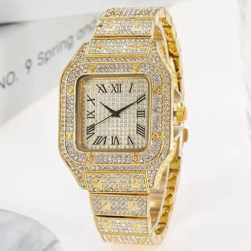 Diamond Quartz Luxury Watch