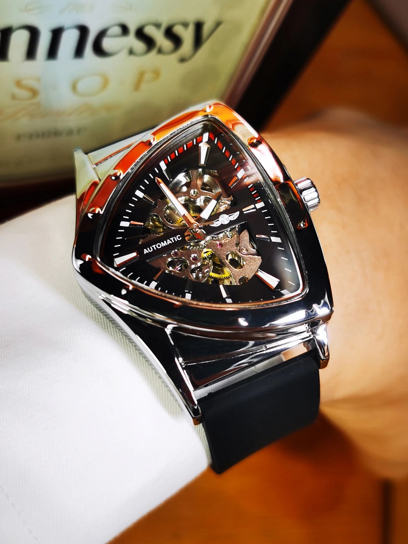 Triangle Skeleton Automatic Watch