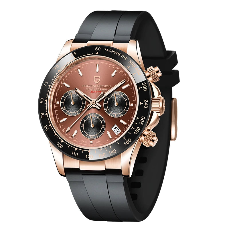Meteorite Dial Men Chronograph Watch