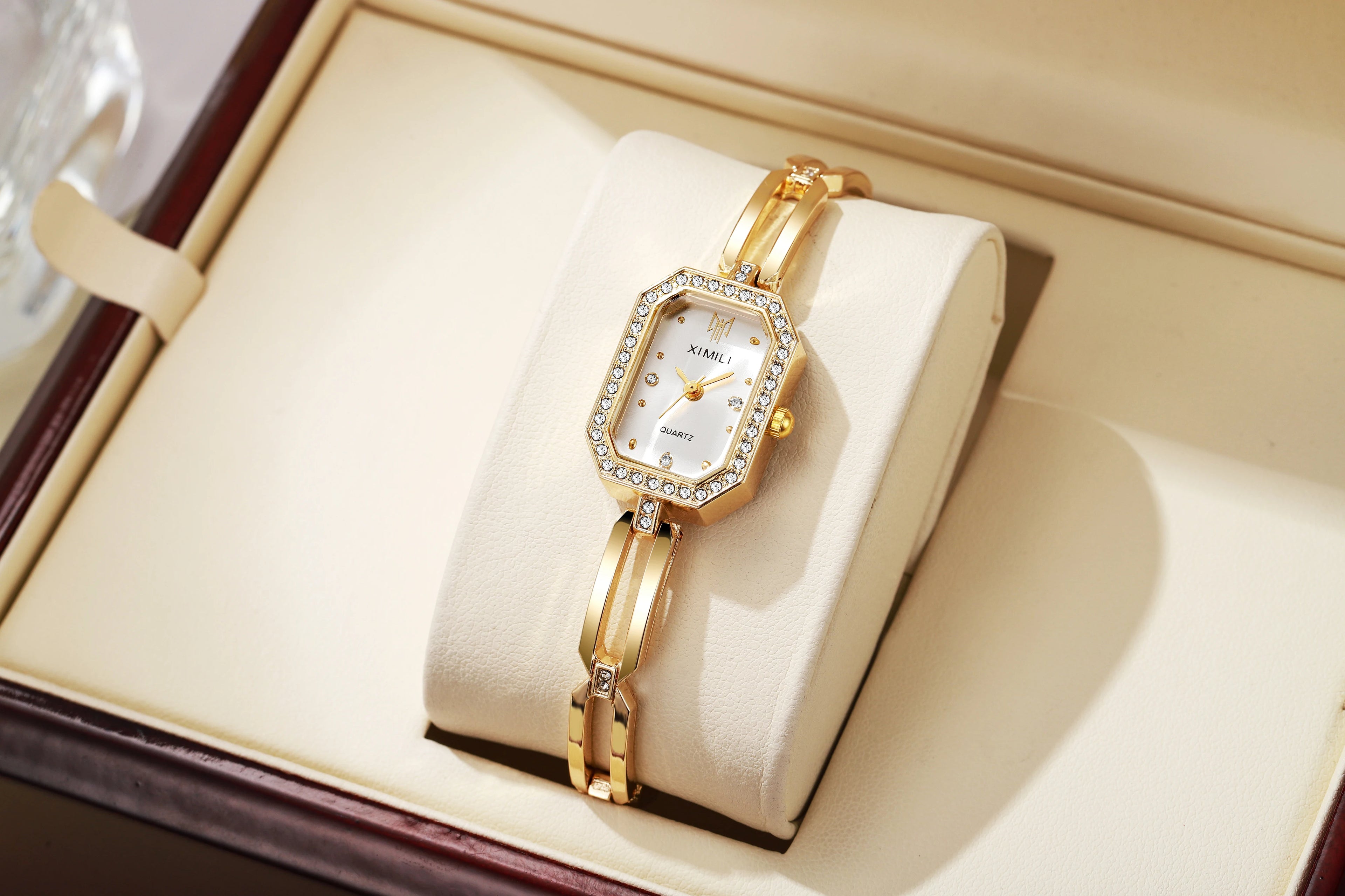 Women's Watch Fashion Rectangular Diamond
