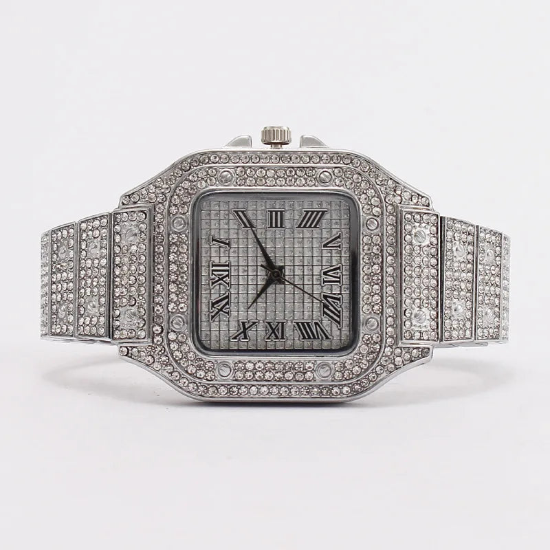 Diamond Quartz Luxury Watch