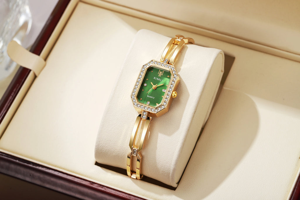 Women's Watch Fashion Rectangular Diamond