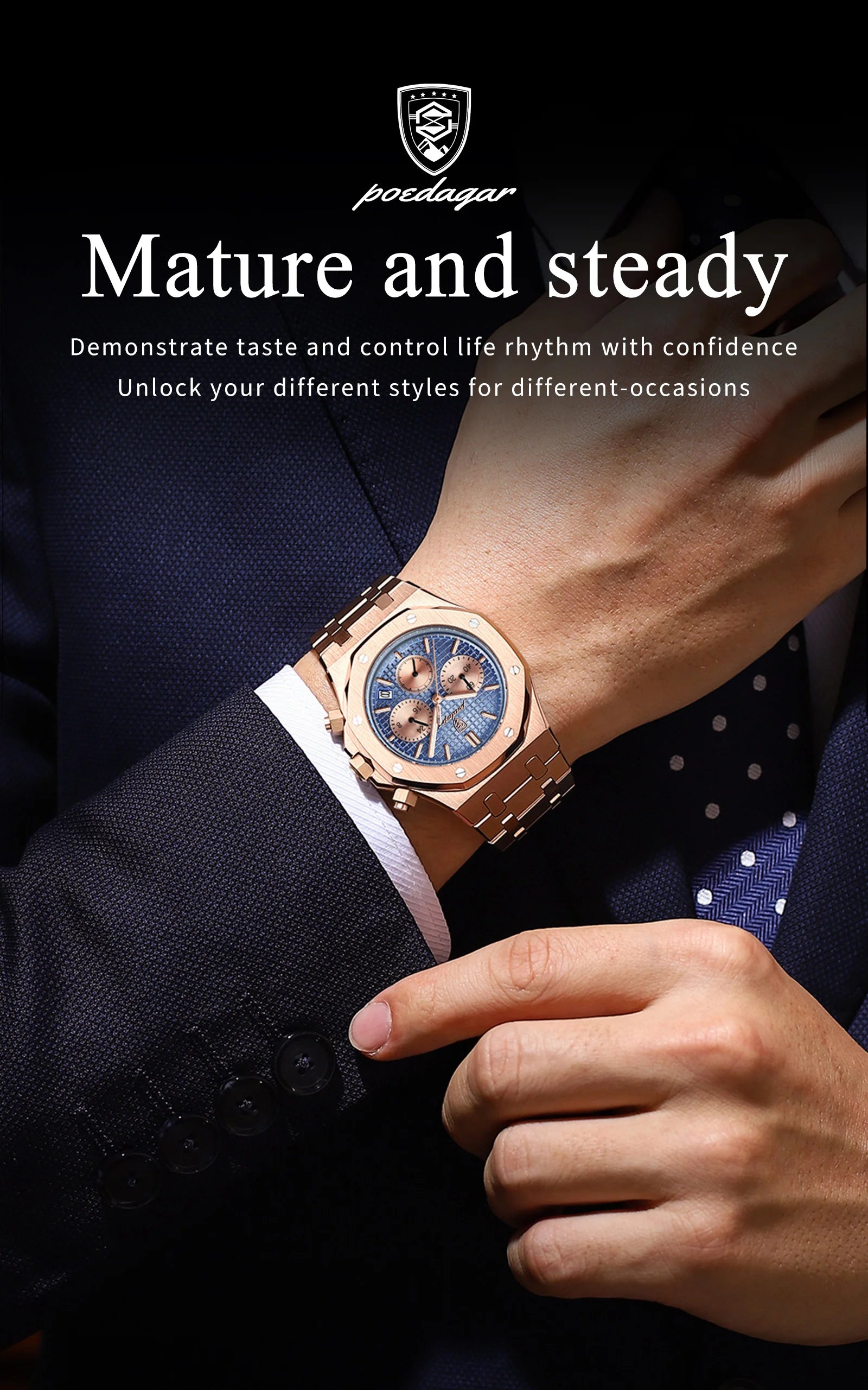 AP style Luxury Men's Watches Chronograph