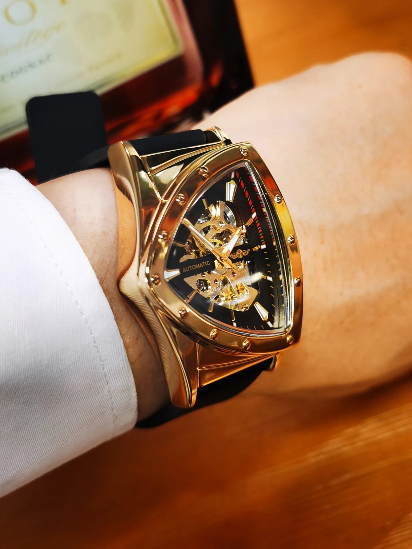 Triangle Skeleton Automatic Watch