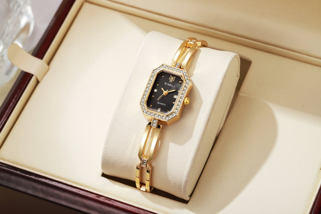 Women's Watch Fashion Rectangular Diamond
