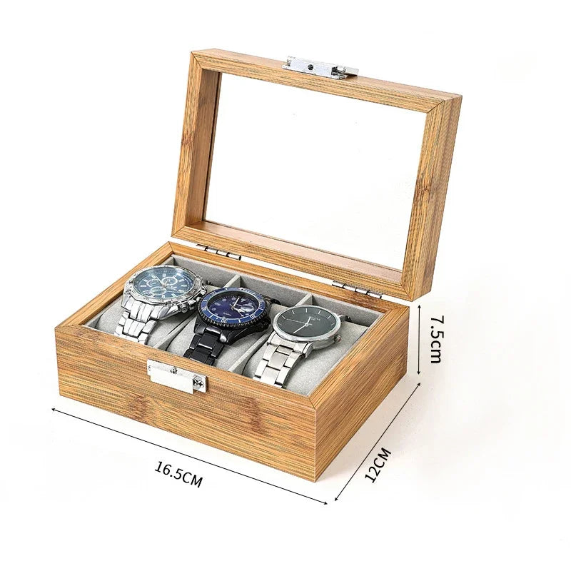 Bamboo Watch Storage Box