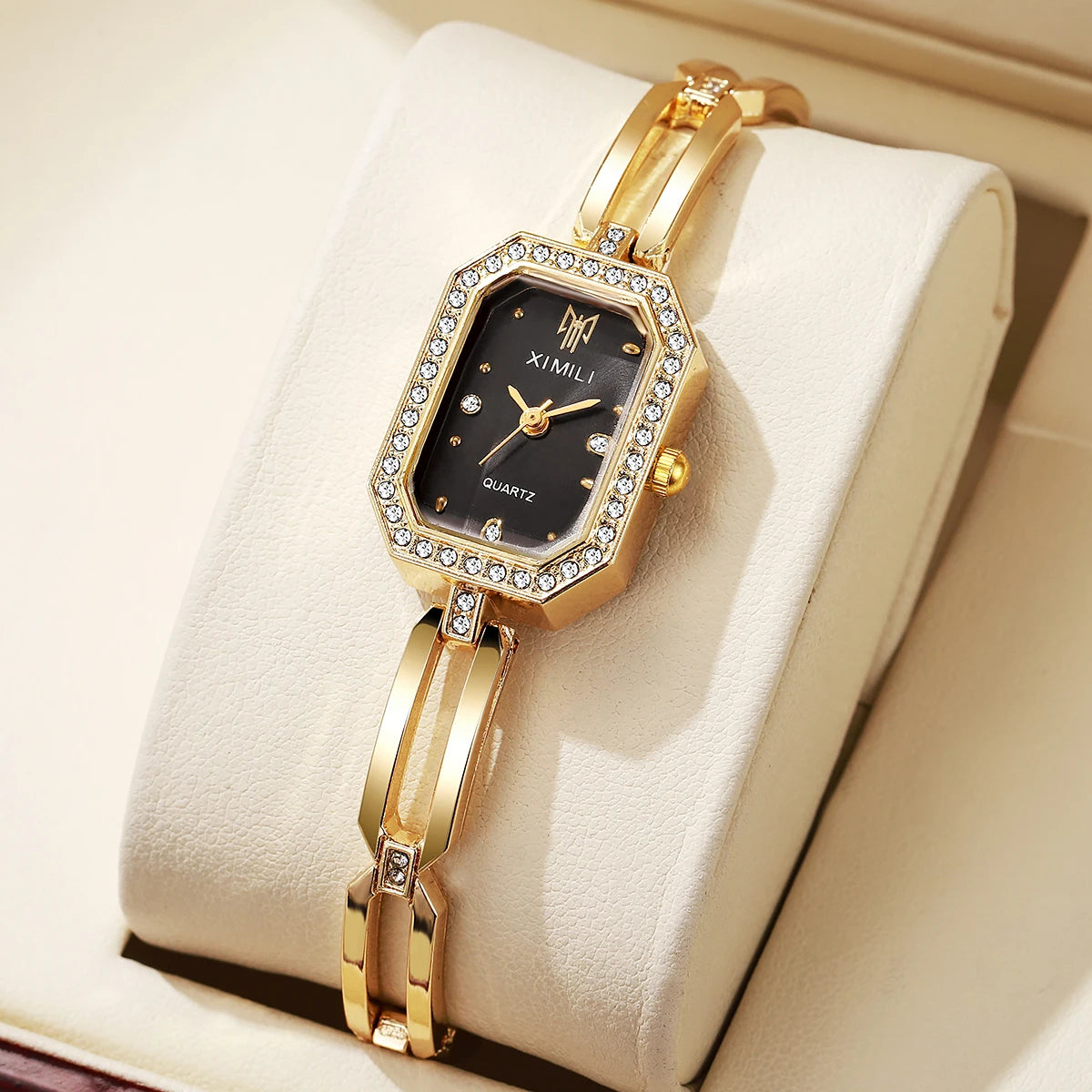 Women's Watch Fashion Rectangular Diamond