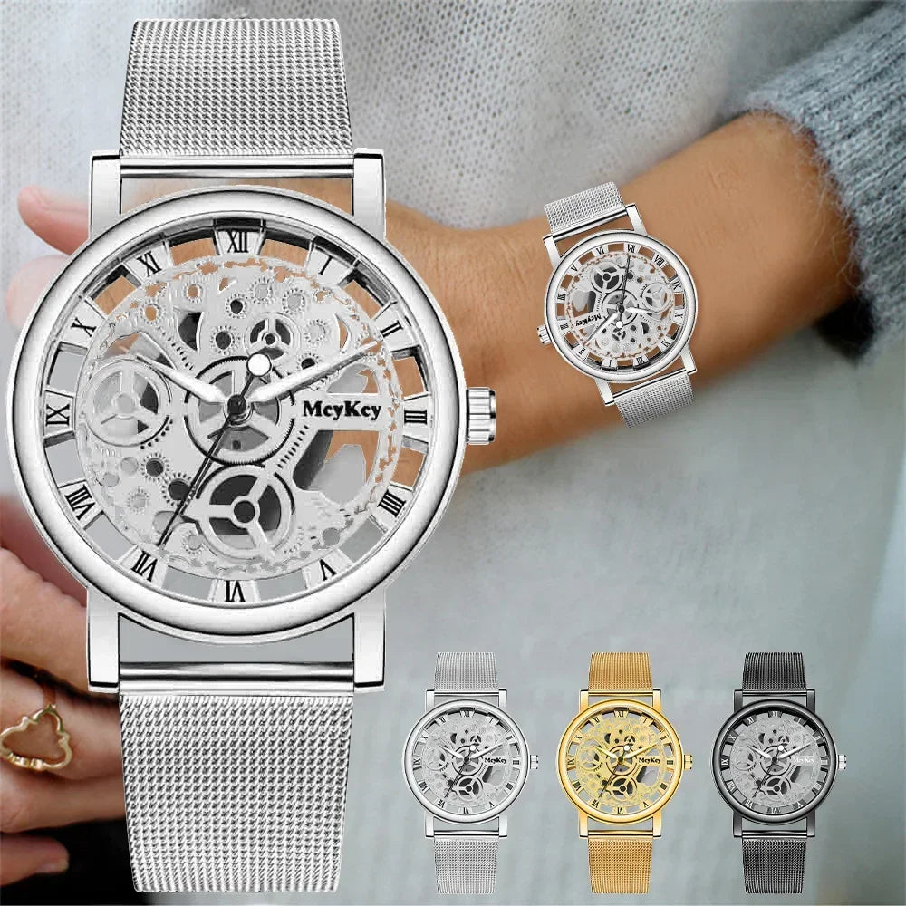 Women Hollow Skeleton Watch