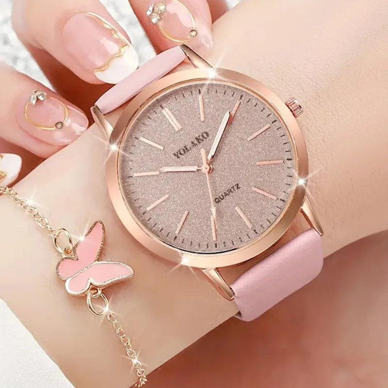 Leather Watch Ladies