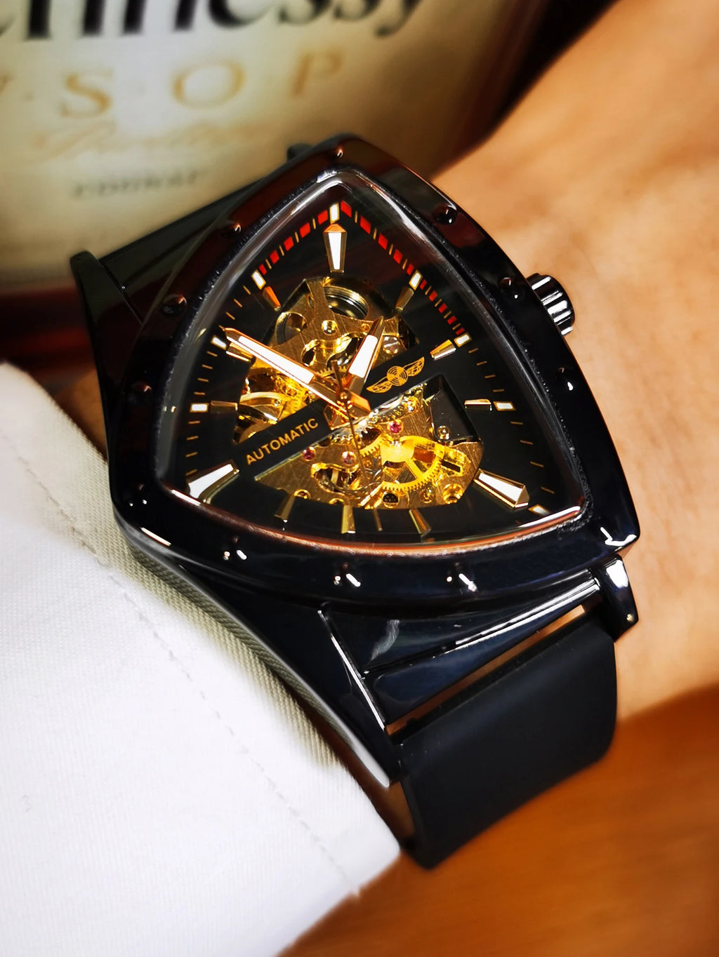 Triangle Skeleton Automatic Watch