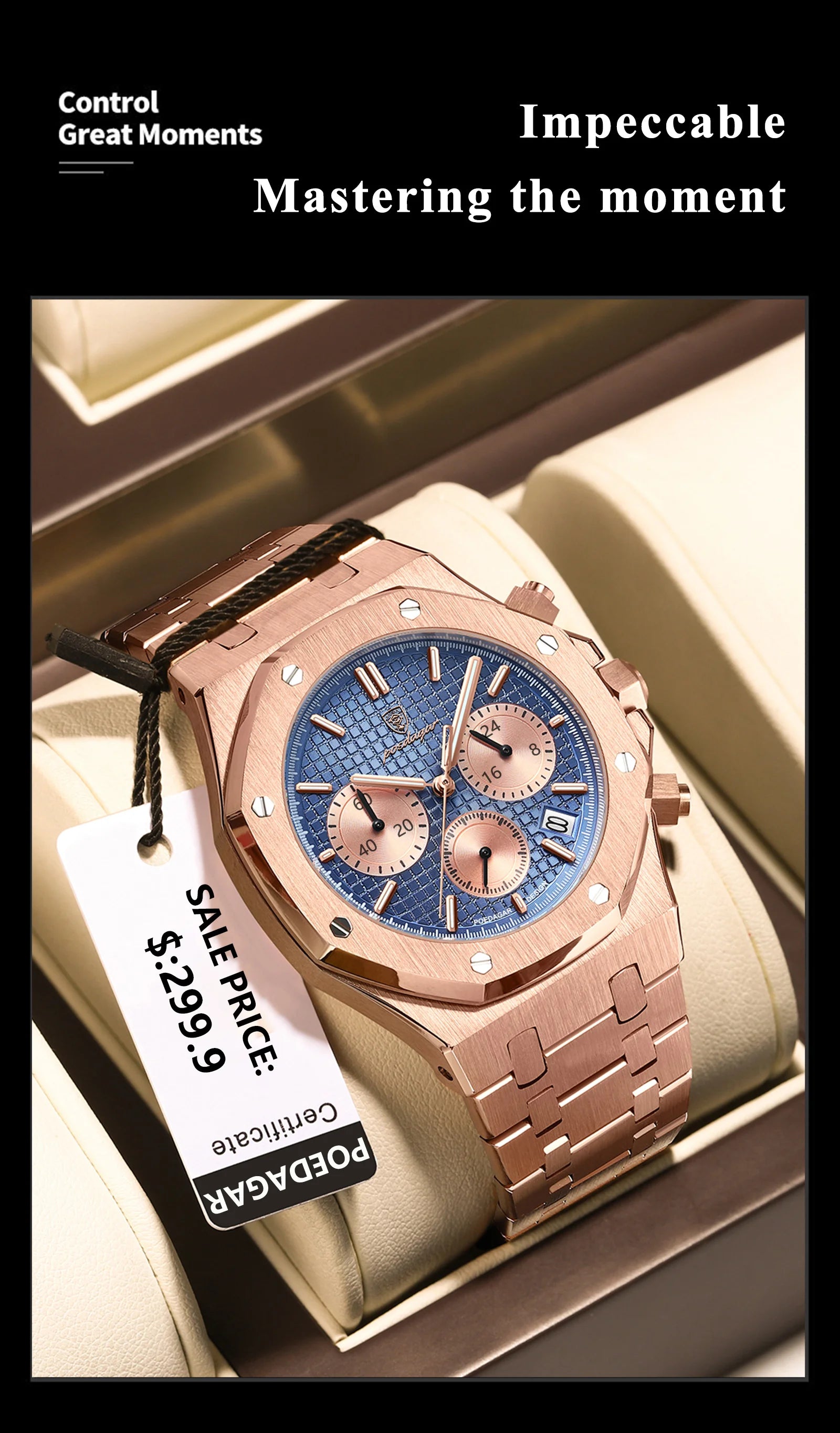 AP style Luxury Men's Watches Chronograph