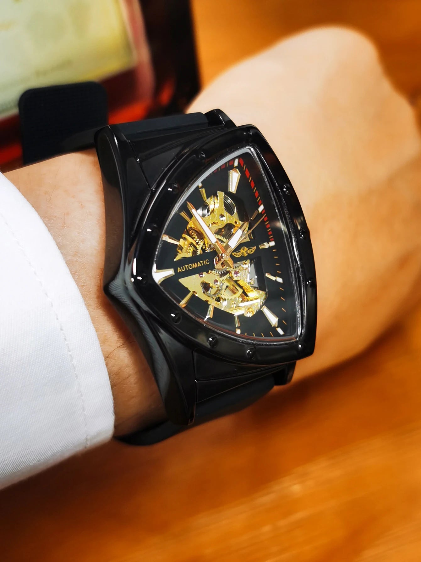 Triangle Skeleton Automatic Watch