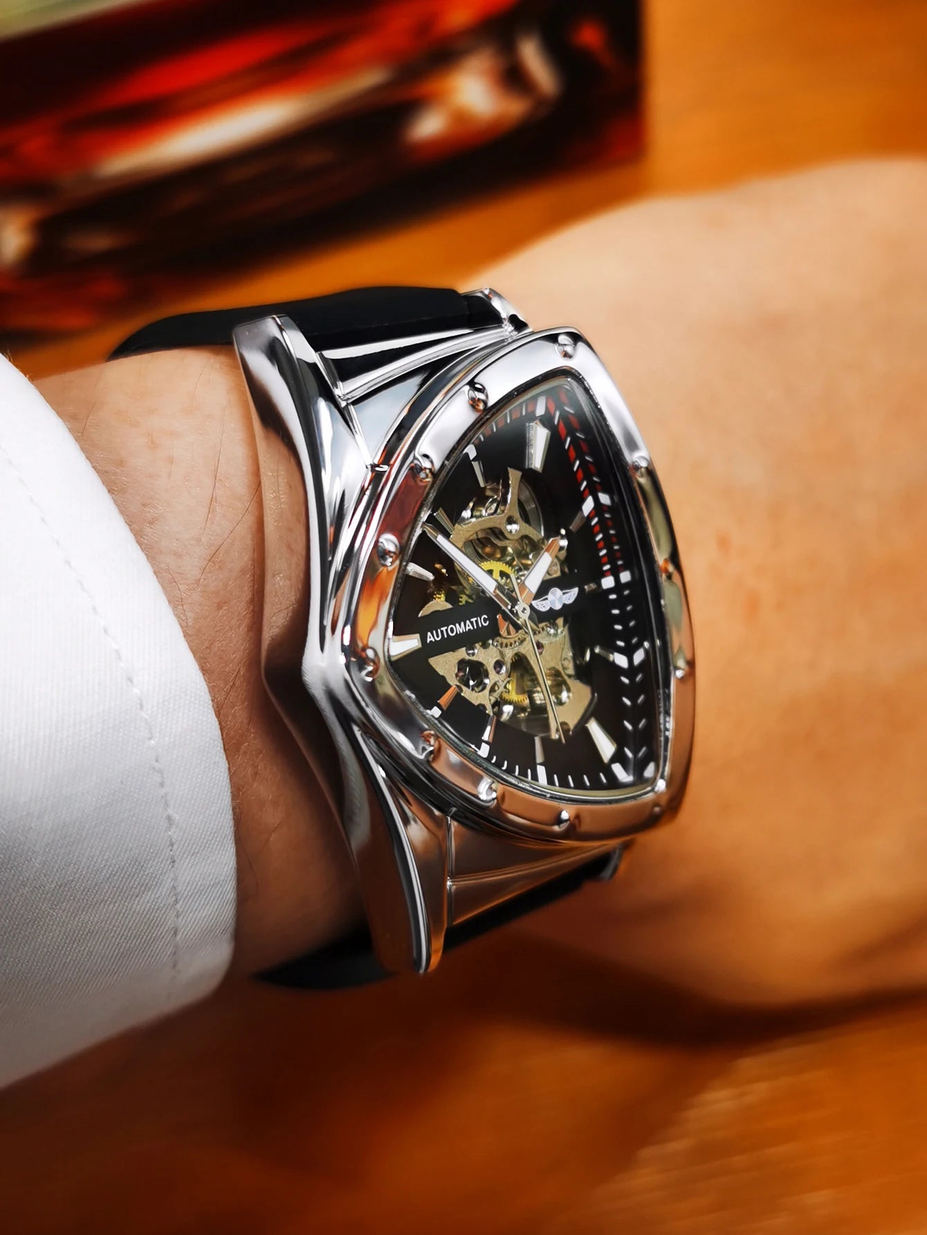 Triangle Skeleton Automatic Watch