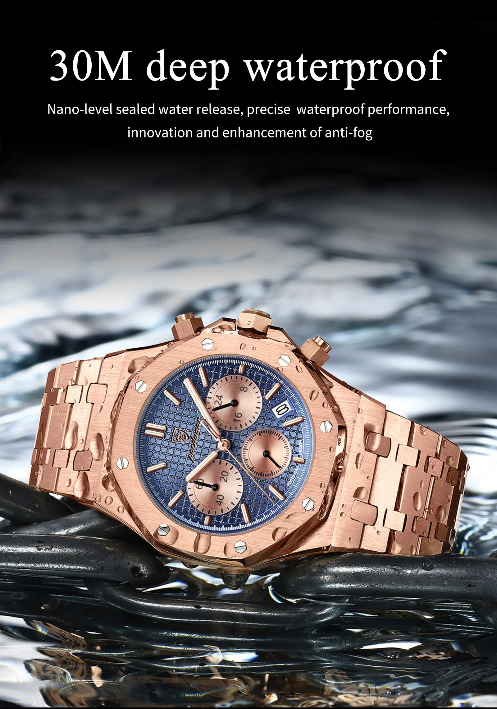 AP style Luxury Men's Watches Chronograph