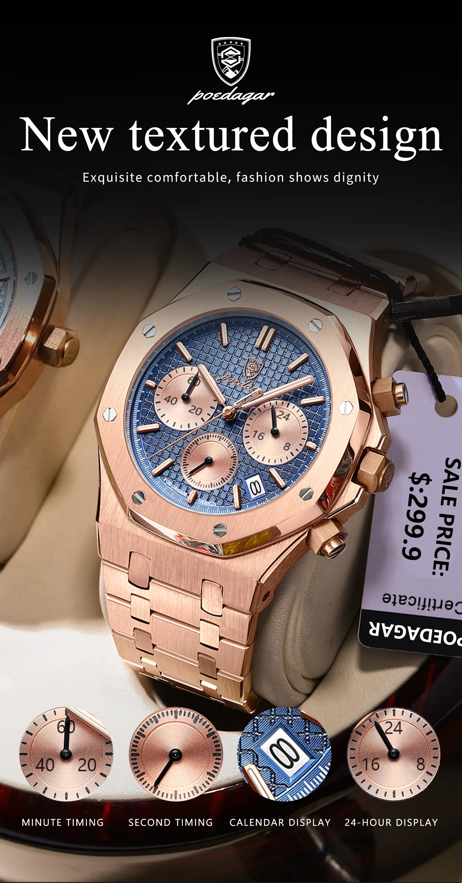 AP style Luxury Men's Watches Chronograph