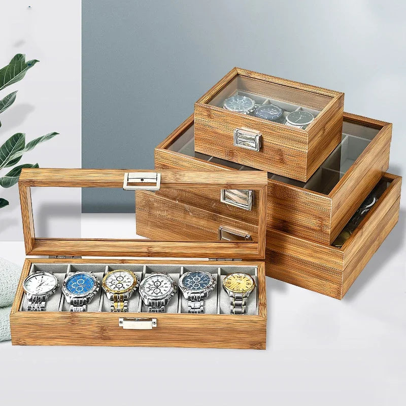 Bamboo Watch Storage Box
