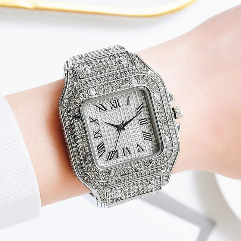 Diamond Quartz Luxury Watch