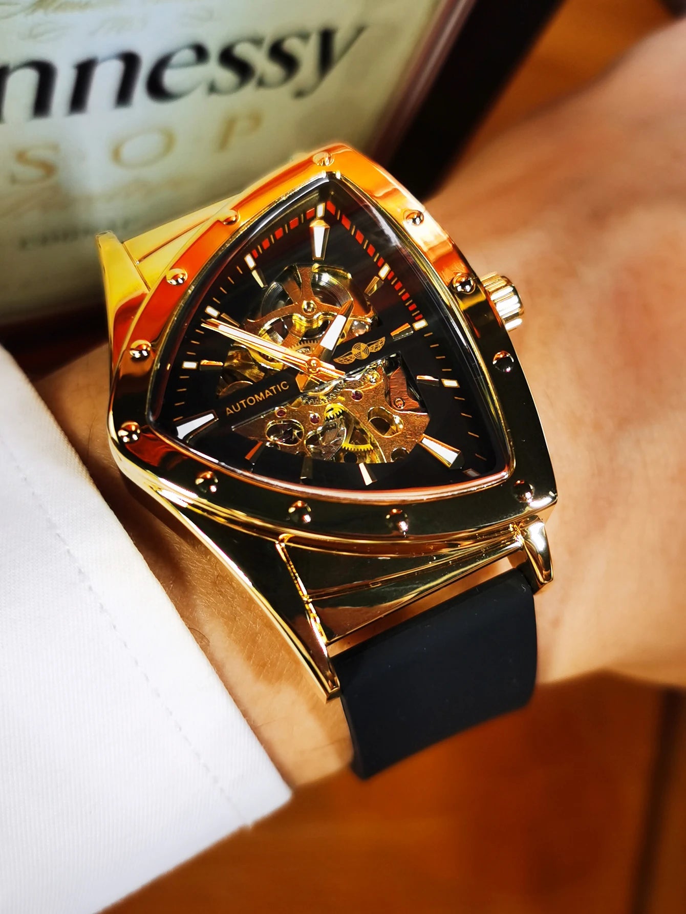 Triangle Skeleton Automatic Watch