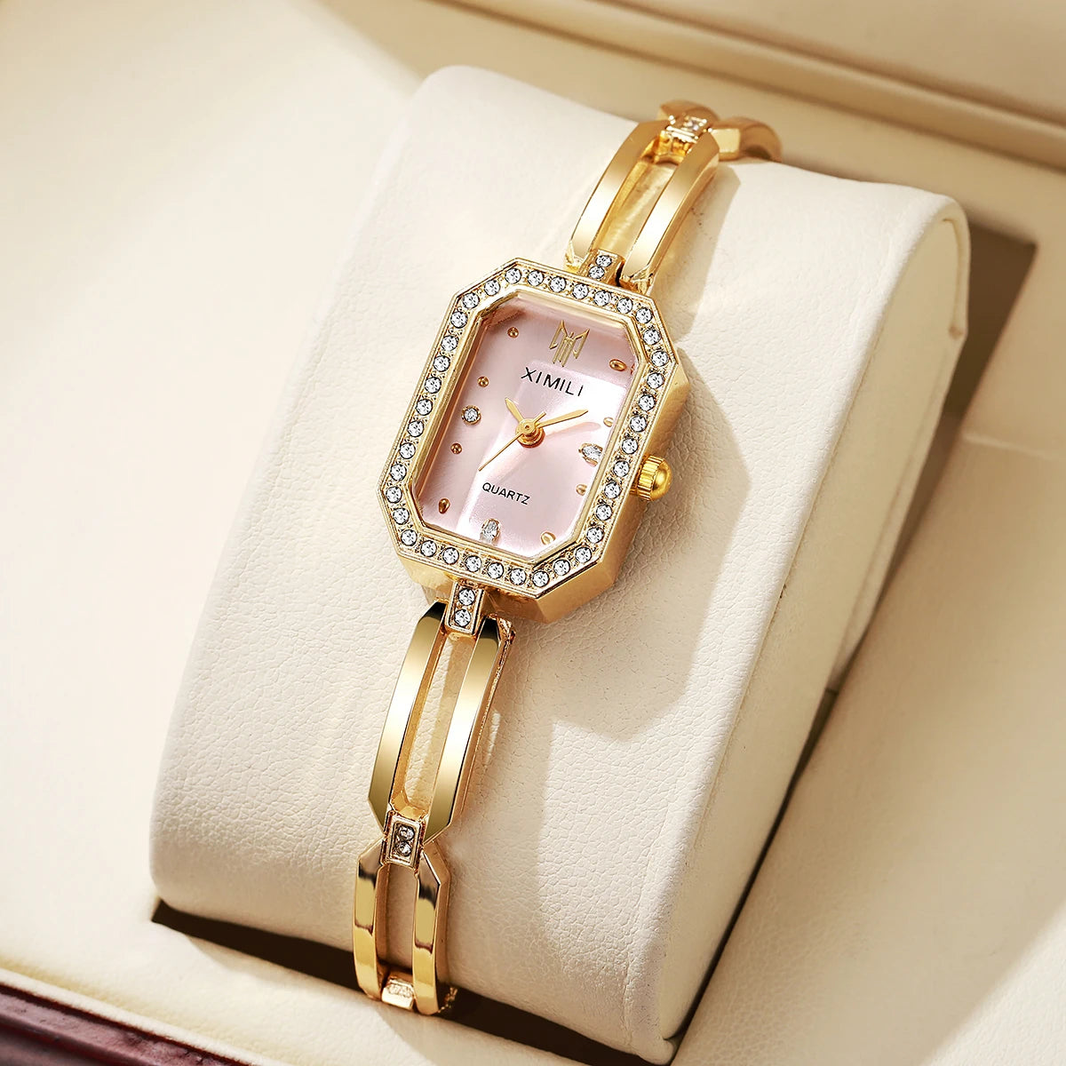 Women's Watch Fashion Rectangular Diamond